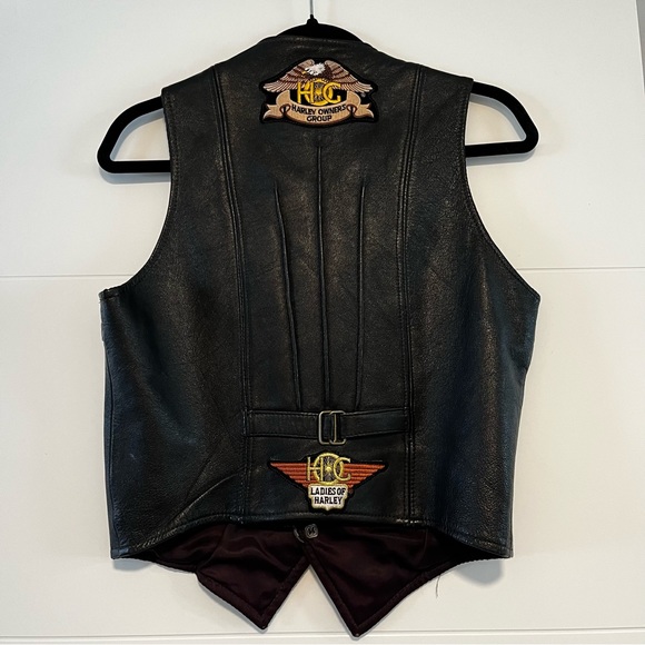 Vintage Leather Biker Vest - Picture 8 of 16